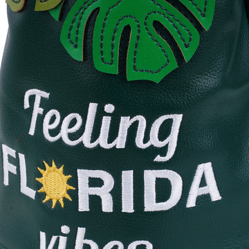 Dark Green Flamingo Driver Head Cover